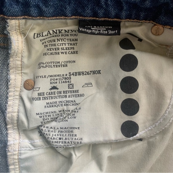 Blank NYC The Barrow Vintage High-Rise Short - Picture 7 of 7